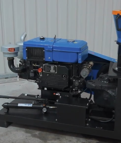 Pellet press 700 kg/h diesel | Mobile granulator 30 hp | Professional biomass & feed pellets