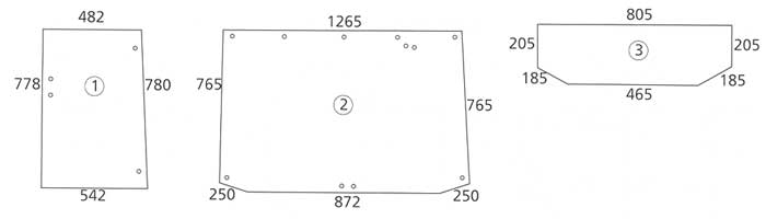 BL16541 Seitenscheibe rechts und links