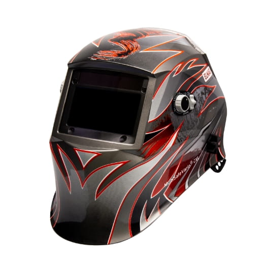 BLE56382 Elmag Automatik Schweißhelm FLAME - Green Color