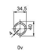 Walterscheid Profilrohr Zitrone 0v - 2900mm