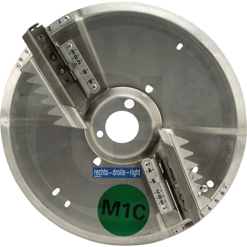 Rauch throwing disc complete right M1C - VXR - MDS 8.2, 10.1, 11.1, 12.1, 14.2, 17.1, 19.1, 20.2