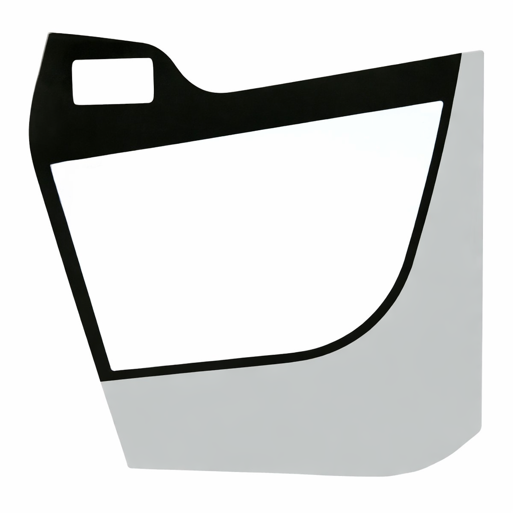 Türscheibe unten - passend zu Weidemann T4108, T4512 CC35, T4512 CC40