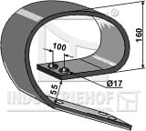 BL28807 Blattfeder - 150 x 10
