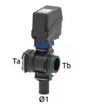 ARAG Proportional-Regelventil Serie 873T, elektrisch, mit Gabelanschluss T6