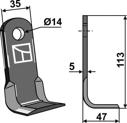 Winkelmesser 113x35mm