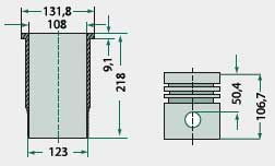 Valtra complete piston kit