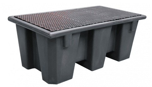 EMP Auffangwanne für 2 Fässer -  220 Liter - unterfahrbar