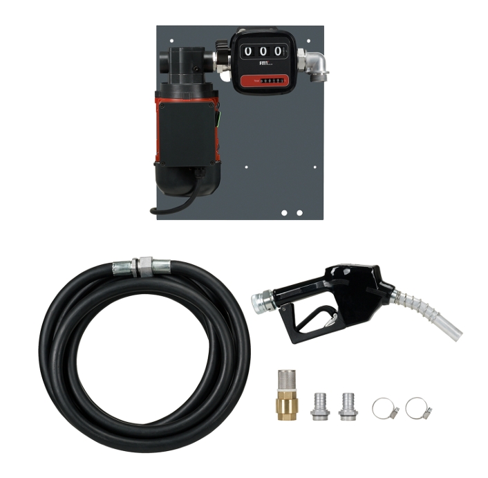 Pressol FZP 80 l/min Industrie Flügelzellenpumpen Set 230V mit ZVABD Automatik-Zapfventil & 4m Schlauch