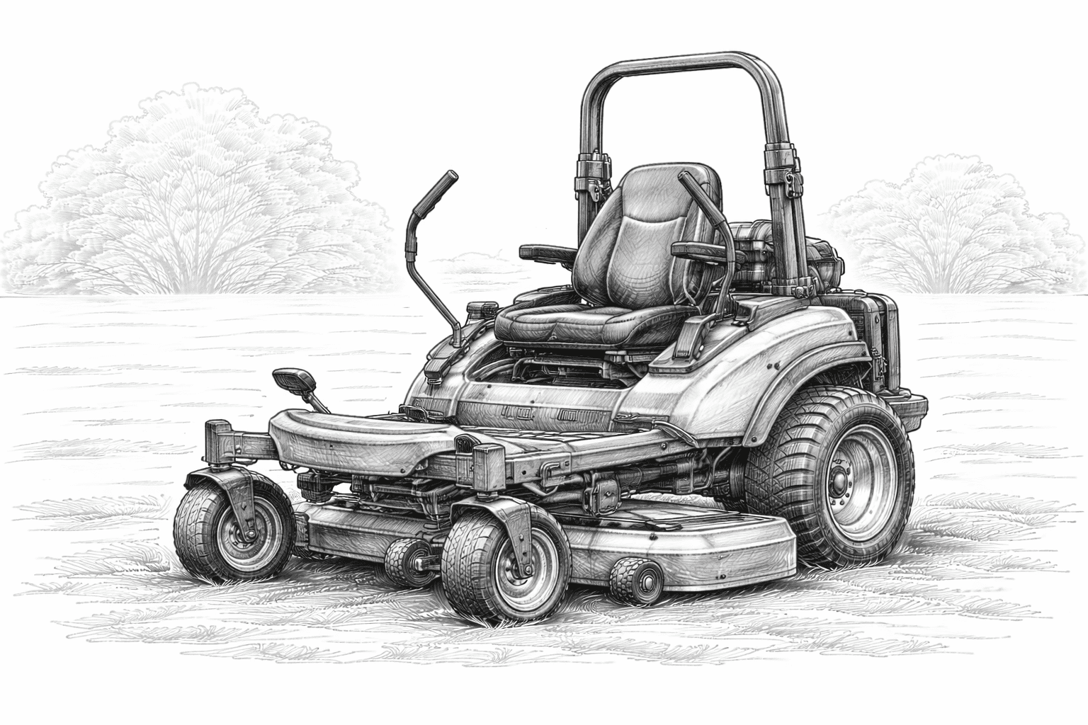 Brander spare parts for Kubota Z4-541KWR zero-turn mowers