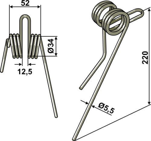 BL29174 Striegelzinken - passend zu Rabe 91092339
