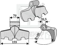 BL4011 Hammerschlegel für Chabas