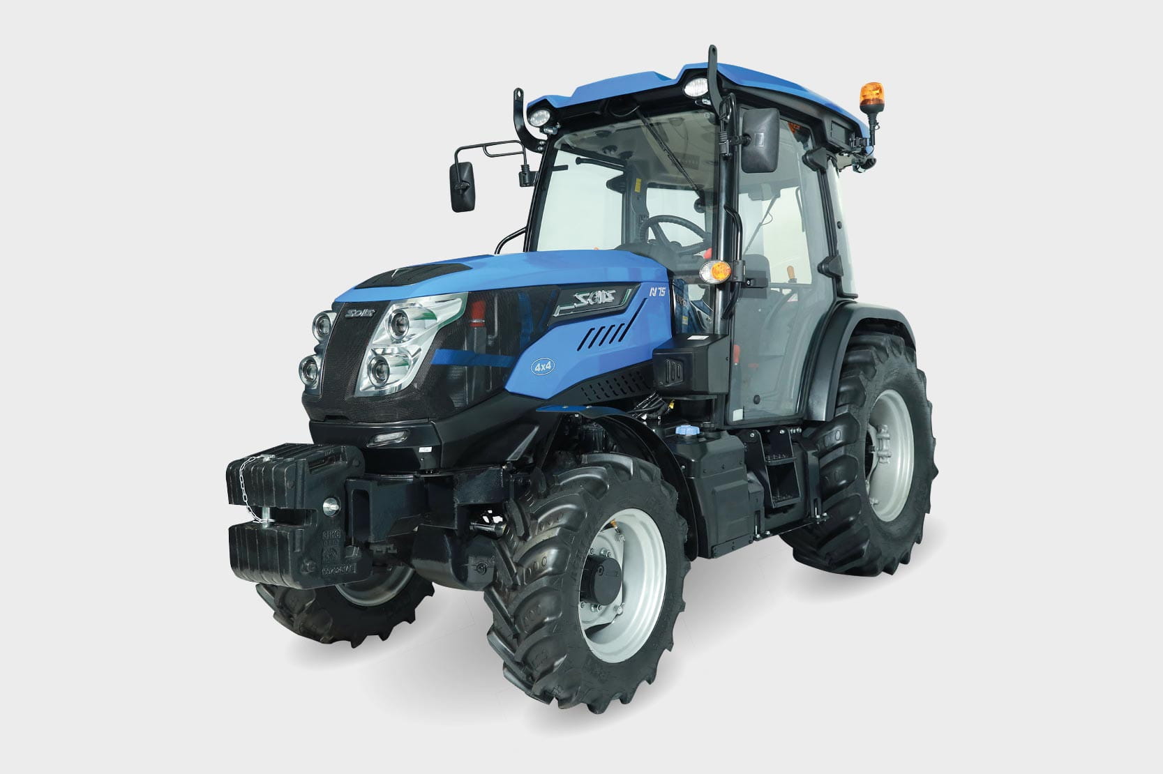 Solis 75 NT Stage V Carraro mit Kabine – Schmalspurtraktor 75 PS