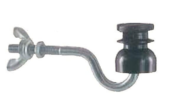 10004 25x Schlitzisolatoren »S161« für Litze, Draht - M6 Gewinde