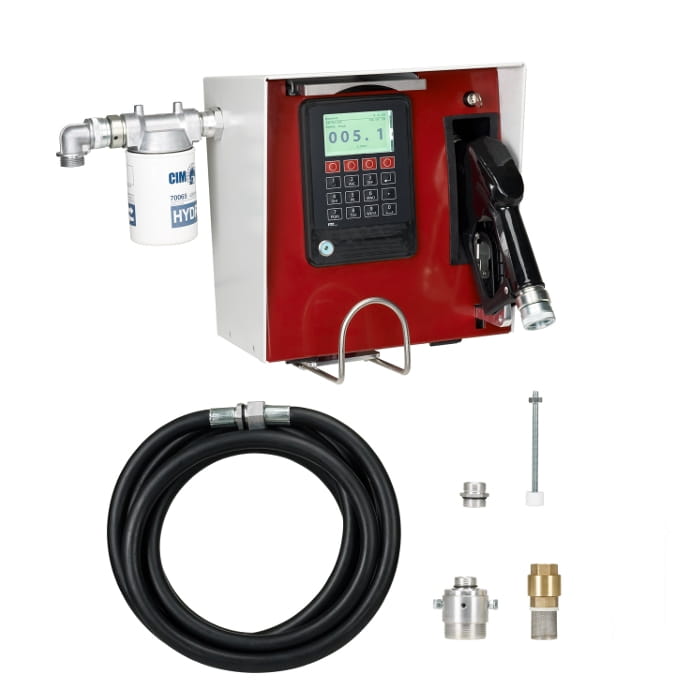 Pressol DIESELFIxx 65 l/min mit Fluidmanagementsystem FMS, Diesel-Wechselfilter & 6 m ZVAD Zapfventil – Profi Diesel Förderanlage 230V