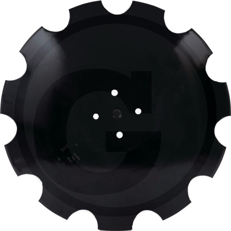 Ziegler Scheibe grob gezackt 560 x 4 mm, 11 Zähne