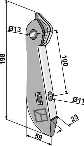BL29324 Säschar - passend zu Amazone AD / AD-P / D9 - 956971