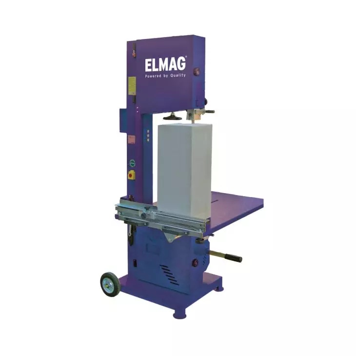 Elmag stone band saw - cutting height 650mm / connection 230V