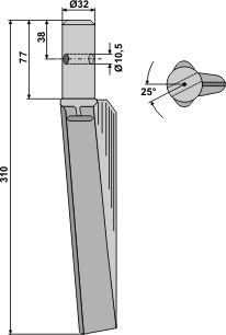 BL5872 RH-35-R Breviglieri Kreiseleggenzinken