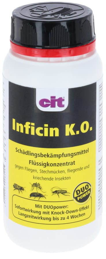 Cit Inficin K.O. 180ml – Stallspritzmittel gegen Fliegen & Ungeziefer mit DuoPower