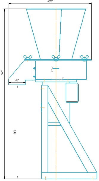 Universal shredder for straw and hay BRDS30 - 400V