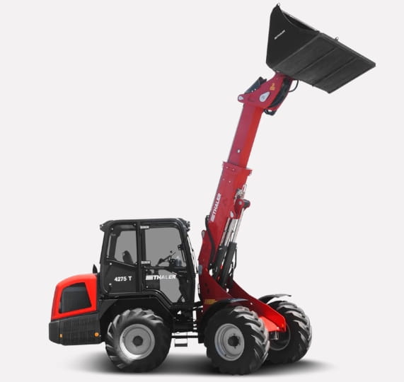 Thaler 4275 T telescopic wheel loader – 72 hp, 4,000 kg lifting capacity, professional heavy-duty machine