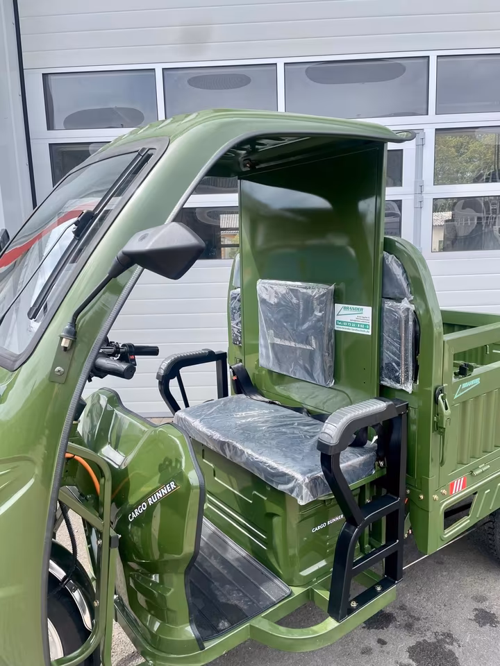 Cargo Runner BIG avec toit – Transporteur électrique 2200 W | 42 km/h | Grand plateau et batterie 80 Ah