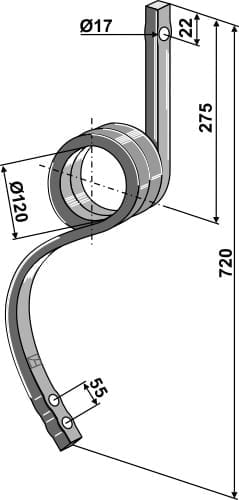 BL29255 Spurlockererzinken 25x25