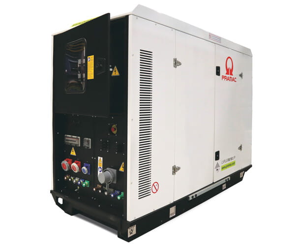 Pramac mobiler Batteriespeicher 144 kWh – 90 kVA dreiphasig, Li-Ion LFP, Hochleistungs-Industriespeicher