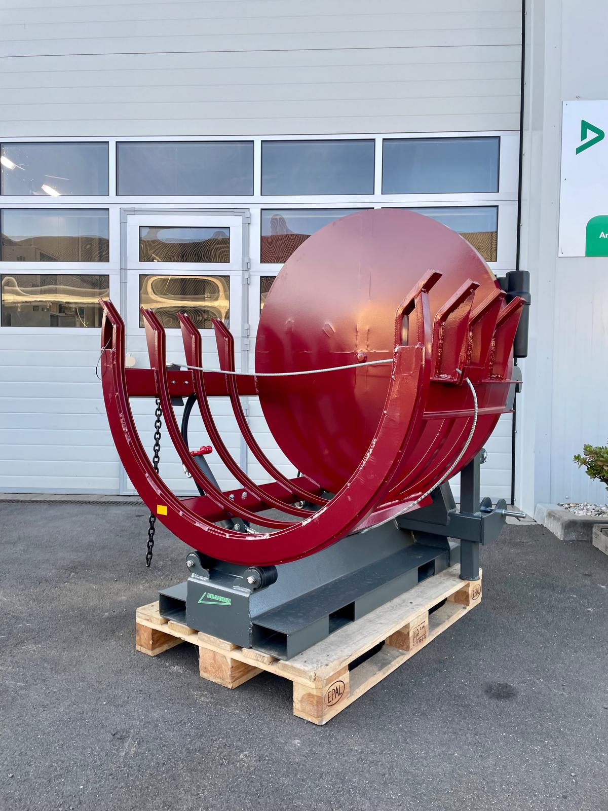 Brander Holzbündelgerät Hydraulische Drehung | Hydraulischer Spanner | inkl. Zubehör | Profi Brennholzverpackung