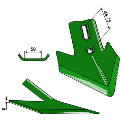 BL2313 Gänsefußschar 101.214