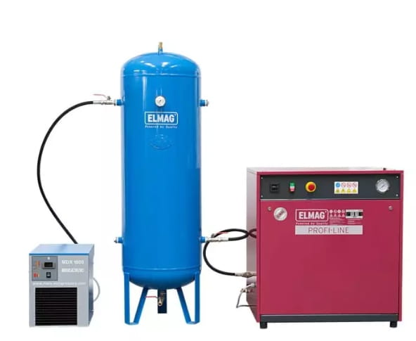 PROFI-LINE Silent Package 2 – Quiet compressor with refrigerant dryer & 270-l tank | 563 l/min