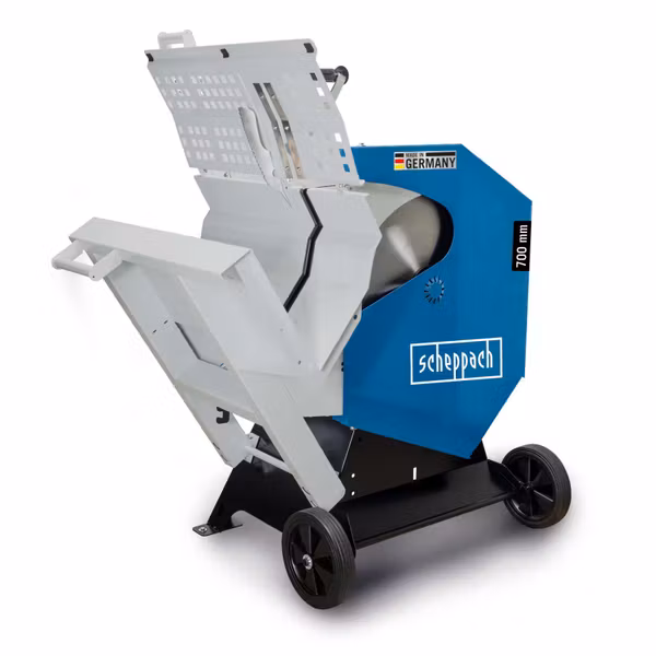 Scheppach Wippkreissäge 400 V, 7.500 W, mit Niederhalter, 700-mm-Blatt