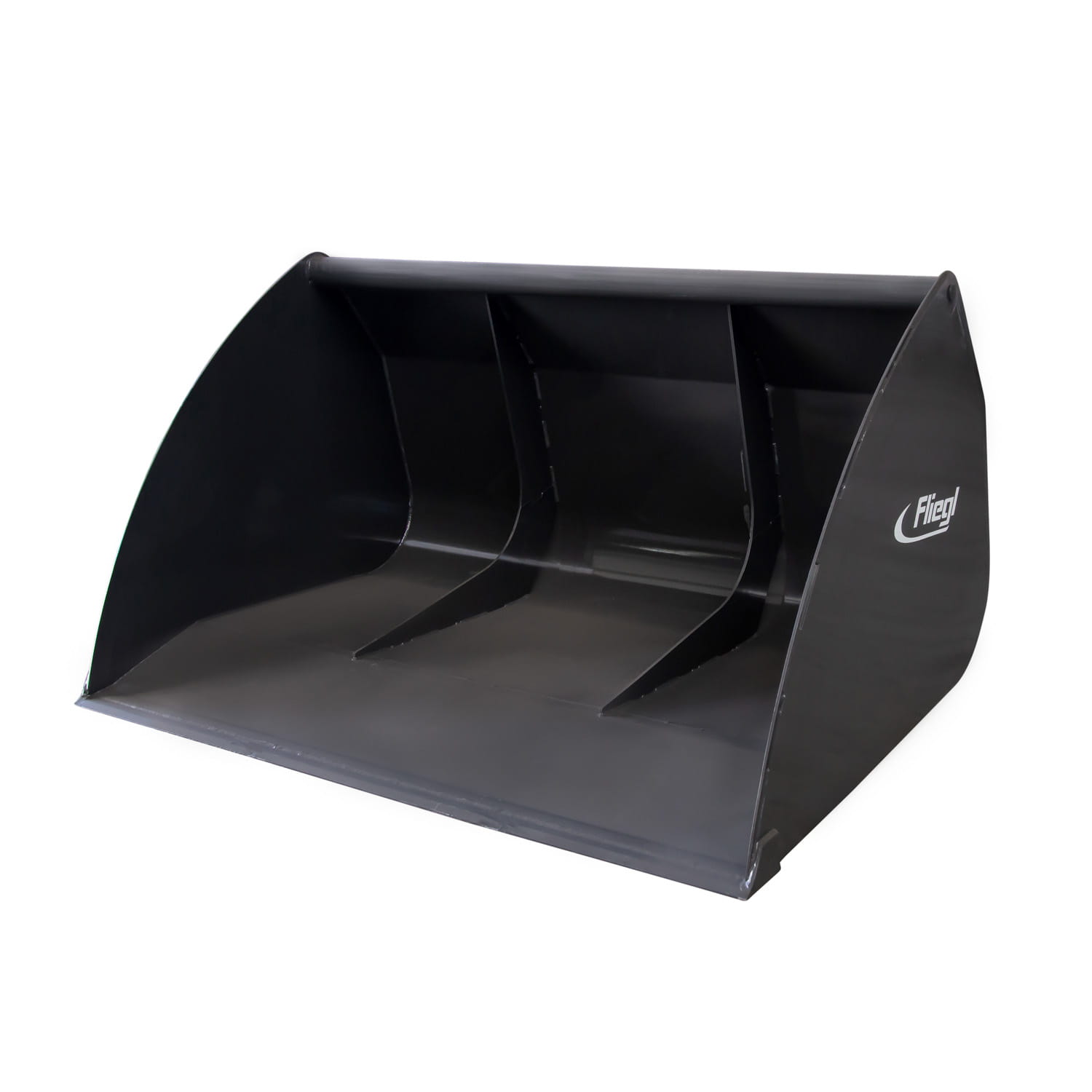 Fliegl high-tip bucket | Euro standard, three-point linkage & forklift attachment | Painted & galvanized