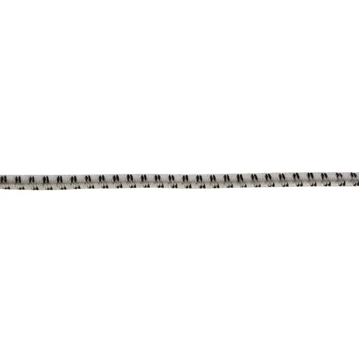 AKO Gummi Elektroseil 25 m 7 mm – Elastisches Elektrozaunseil mit Edelstahlleitern