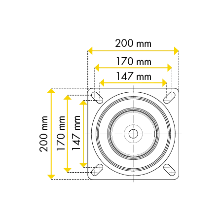 Patura Pfosten Ø 102 mm