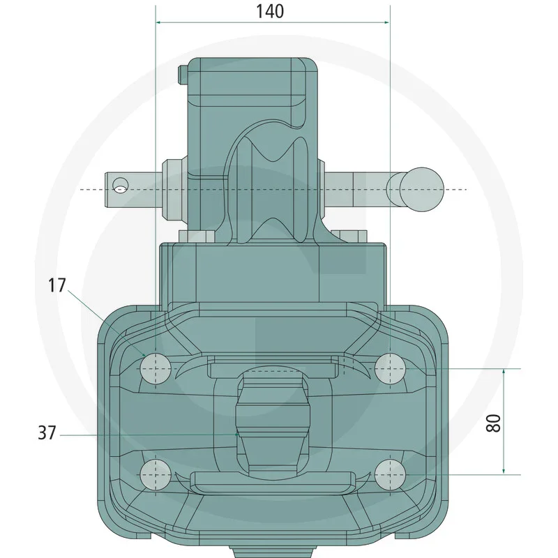 Walterscheid Anhängerkupplung - mit Flansch Cramer
