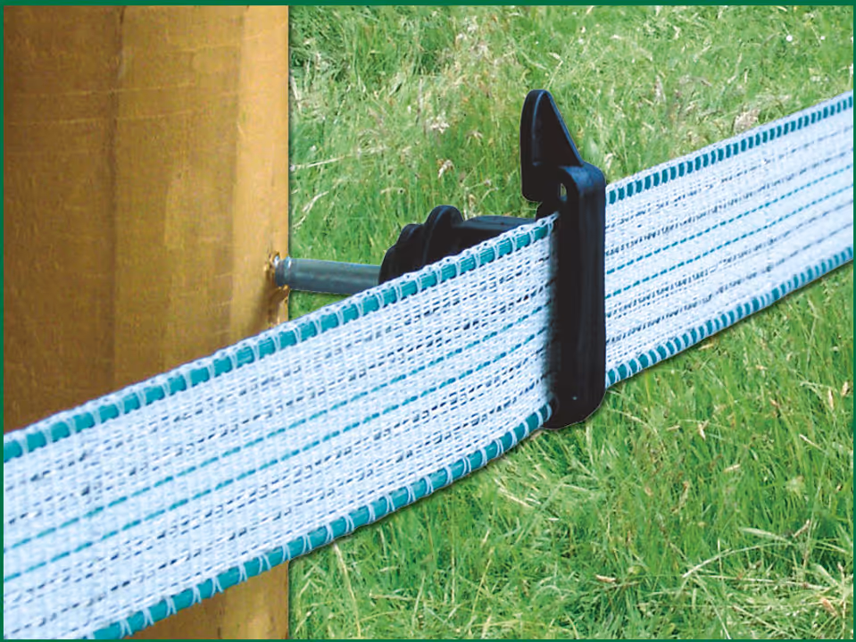 25x Eurotape-Isolator, Holzgewinde für 4cm Breitband, 6mm-Stütze