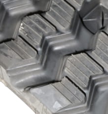 Rubber track 450x86x60 - ZigZag profile