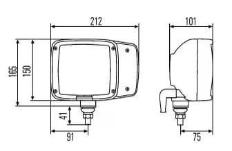 HELLA Hauptscheinwerfer links | mit Blinkleuchte