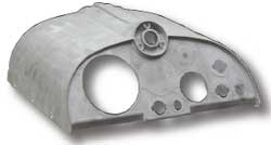 BL25359 Armaturenhaube - mit Montageloch für Traktormeter - passend zu Porsche