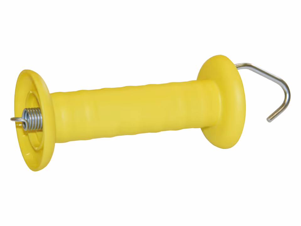5x Torgriff offen mit Haken, gelb