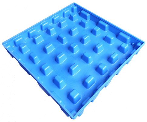 EMP DIBt Auffangplattform 180L | PEHD Gefahrstoffplattform 650 kg Traglast | Euro-Palette 1200x1200 kompatibel