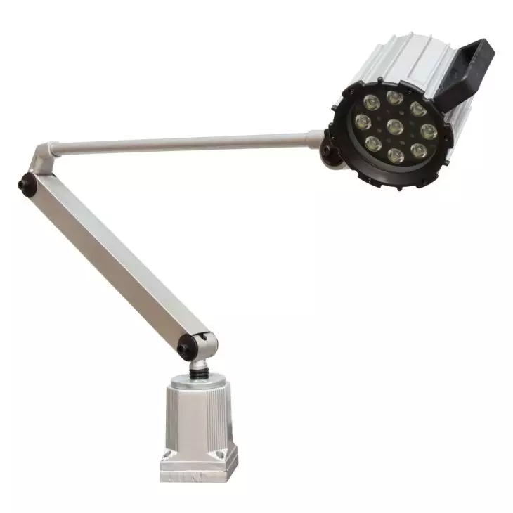 ELMAG LED work light, long, with square arm | 9 W | 230 V | IP65 | Workshop lamp