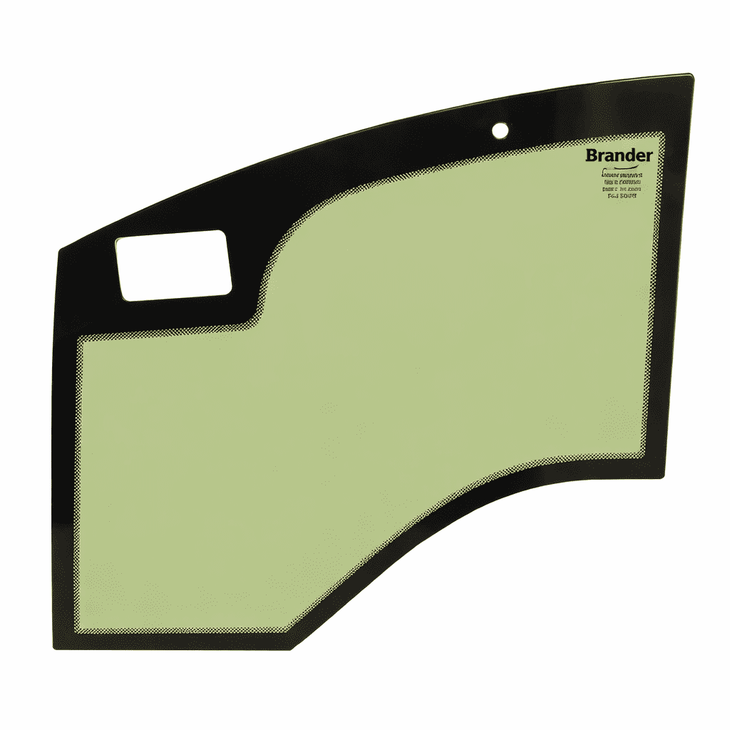 Weidemann door window, lower left - cab LK122, LK122-1