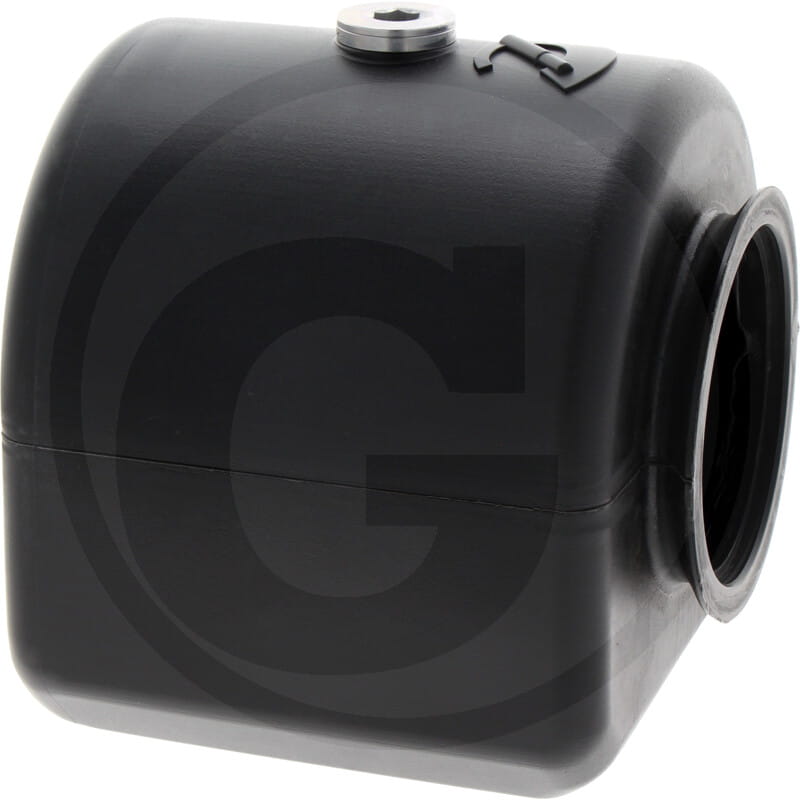 Tank, Kraftstofftank, Schwarz, Kunststoff, Deckel, Gewindeeinlass