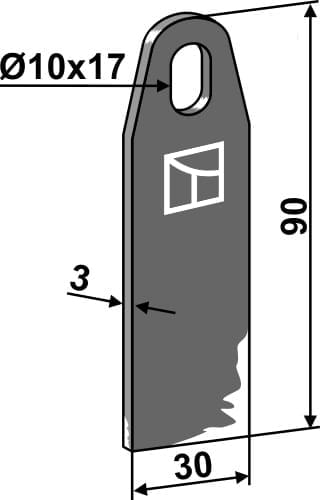 BL28049 Vertikutiermesser - universal