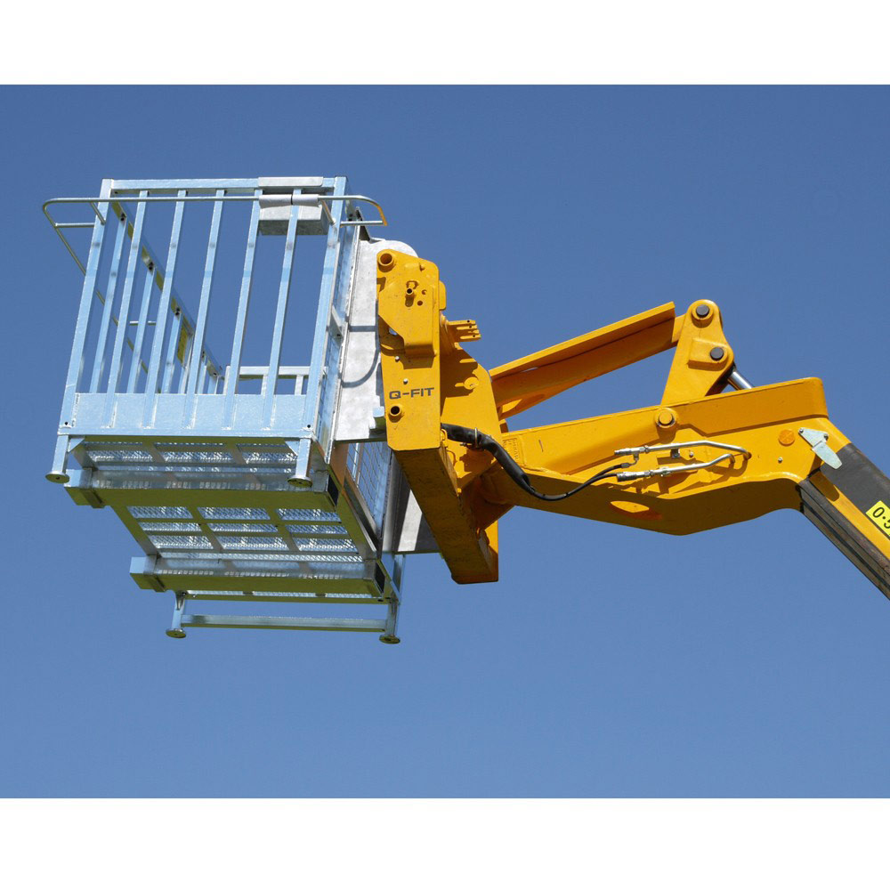 Fliegl Arbeitsbühne verzinkt 1570x920x1100 mm | für Hof-, Rad- & Teleskoplader | 250 kg