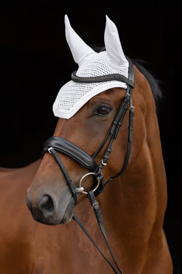 Fly hood Linea | with leather appliqué