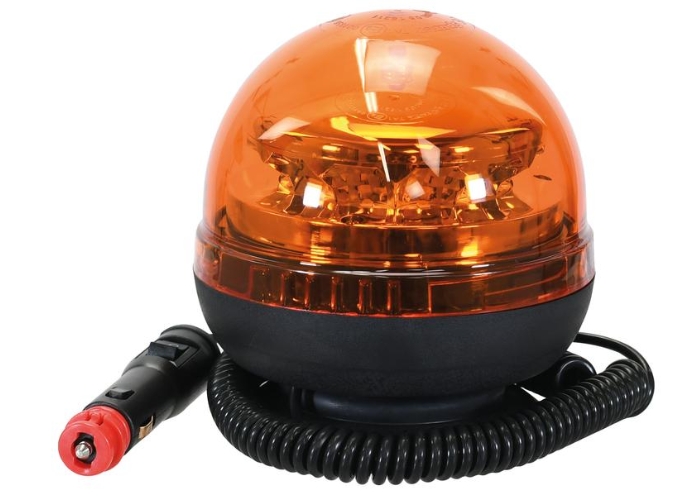 LED Rundumleuchte (Gelb), Interferenz: Klasse 3, magnetisch, 12-24V