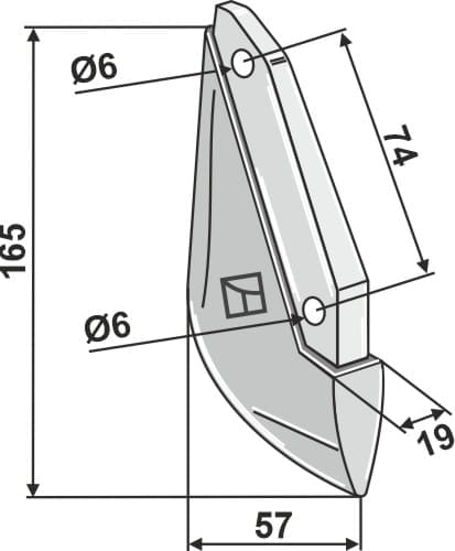BL29384 Säschar - passend zu Sulky 008435 / 348435 / 908415 / 908435
